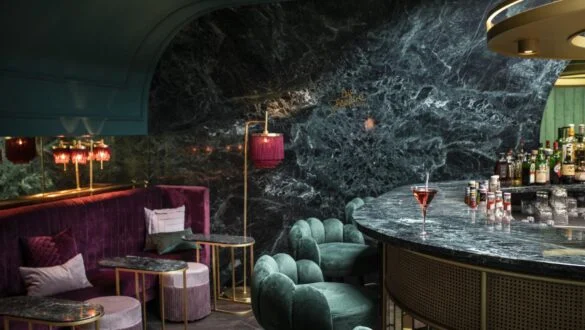 the art deco bar at hotel josefine vienna