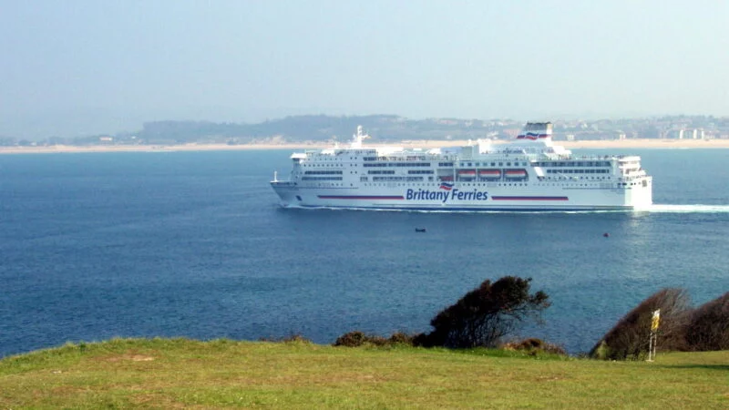 Brittany Ferries ship from Santander to Plymouth