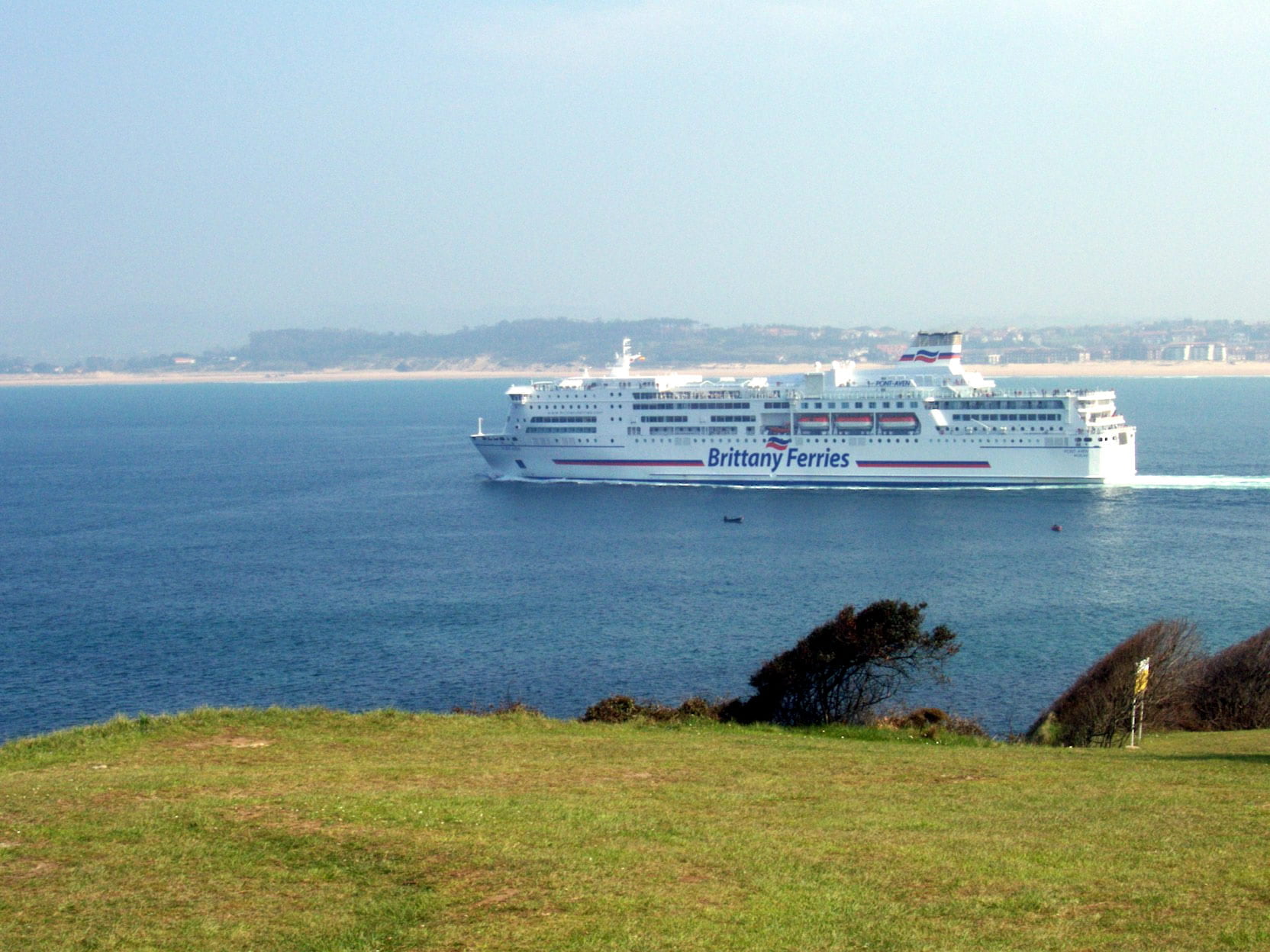 Brittany Ferries ship from Santander to Plymouth