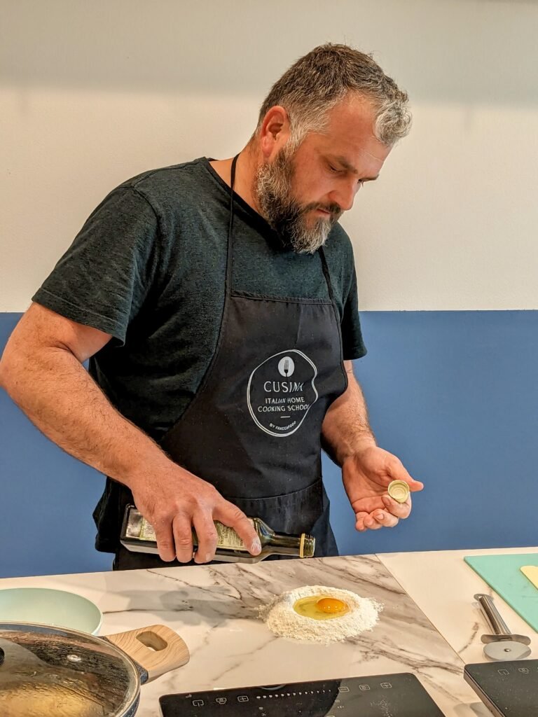 pasta making class in lazise lake garda