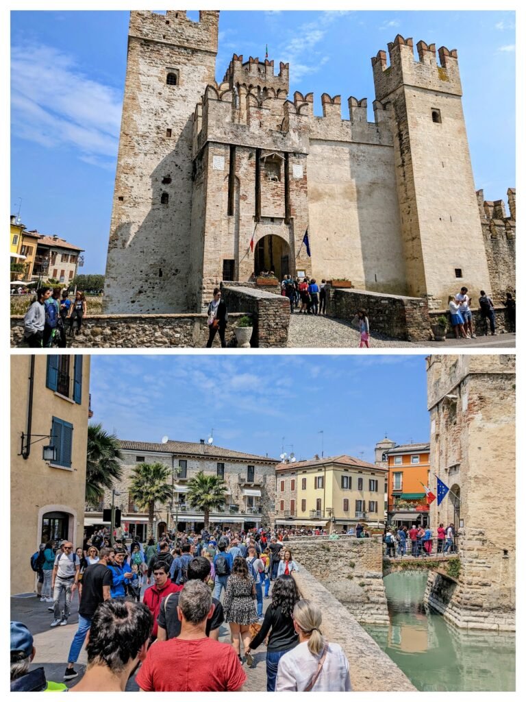 sirmione entrance and castle