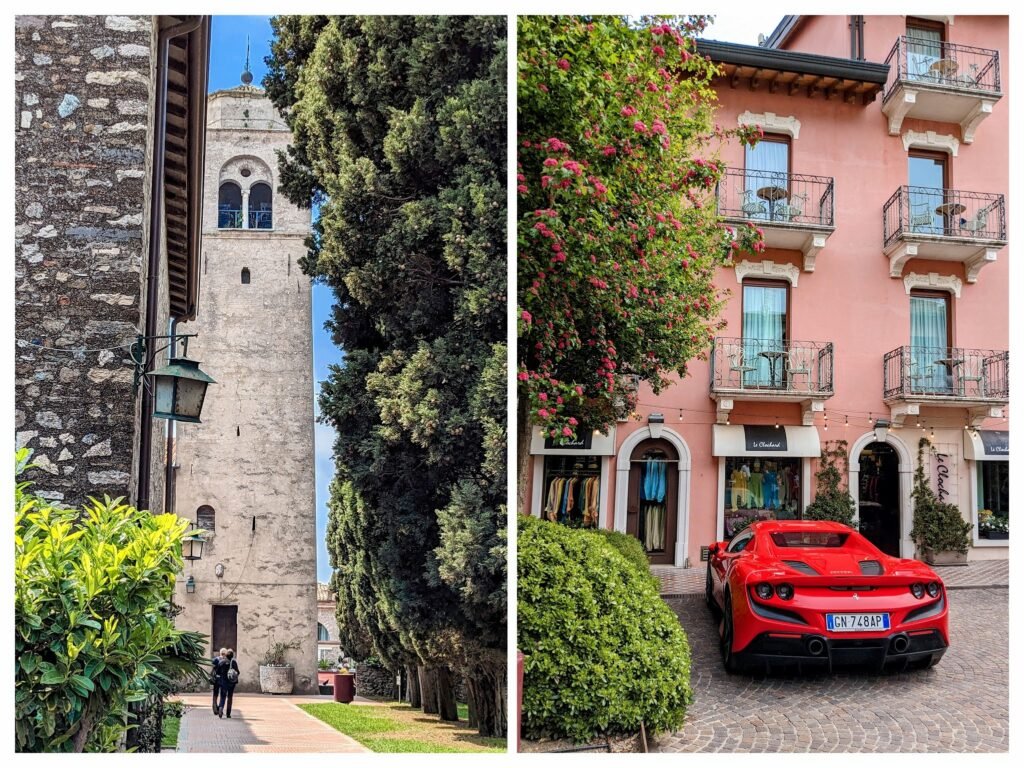 buildings in sirmione lake garda