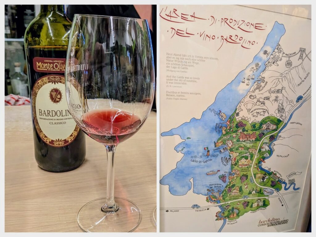 lake garda wine tours and the Bardolino and Custoza wine region