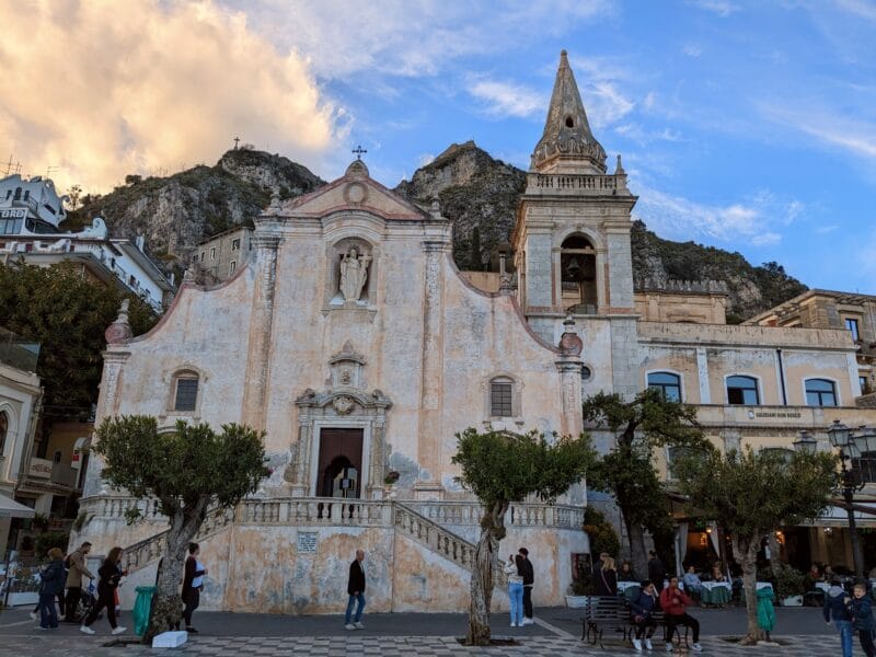 Piazza XI April in Taormina