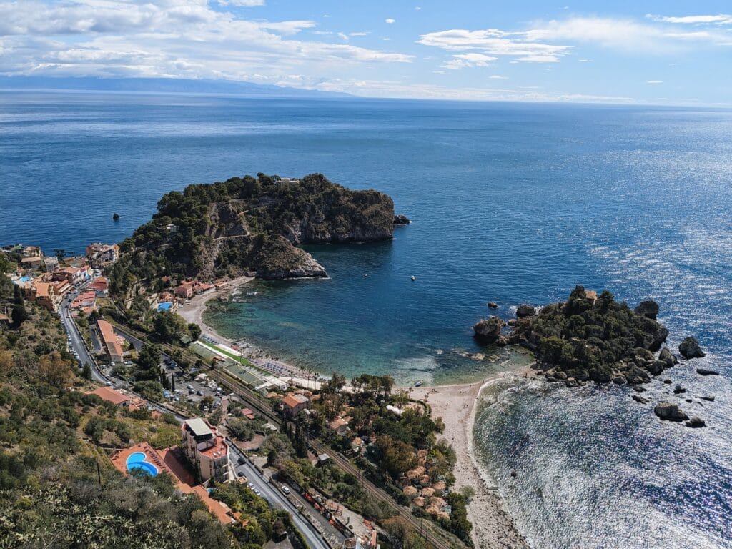 Isola Bella at the foot of Taormina