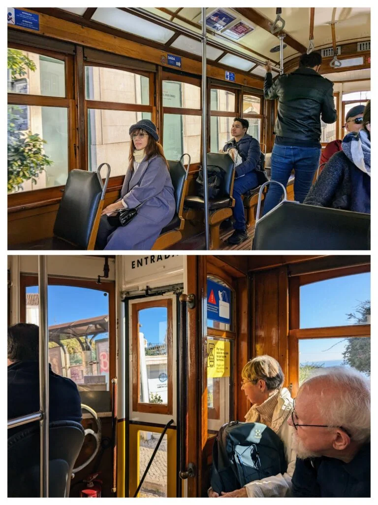 empty no 28 tram in december