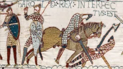 the bayeux tapestry in normandy france