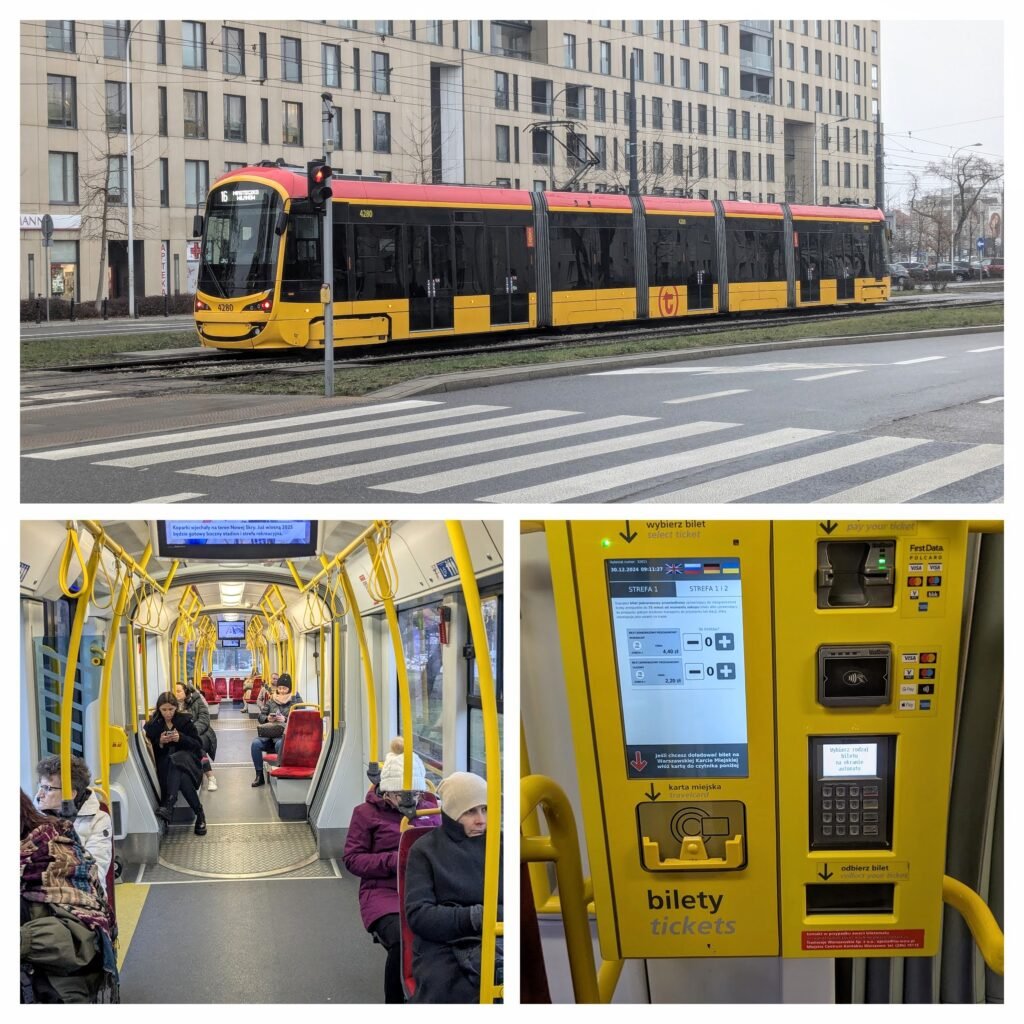 warsaw tram network