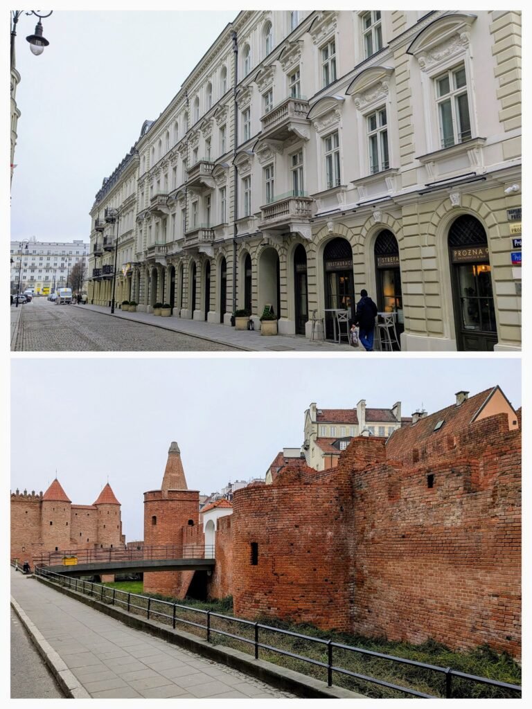 warsaw city walls