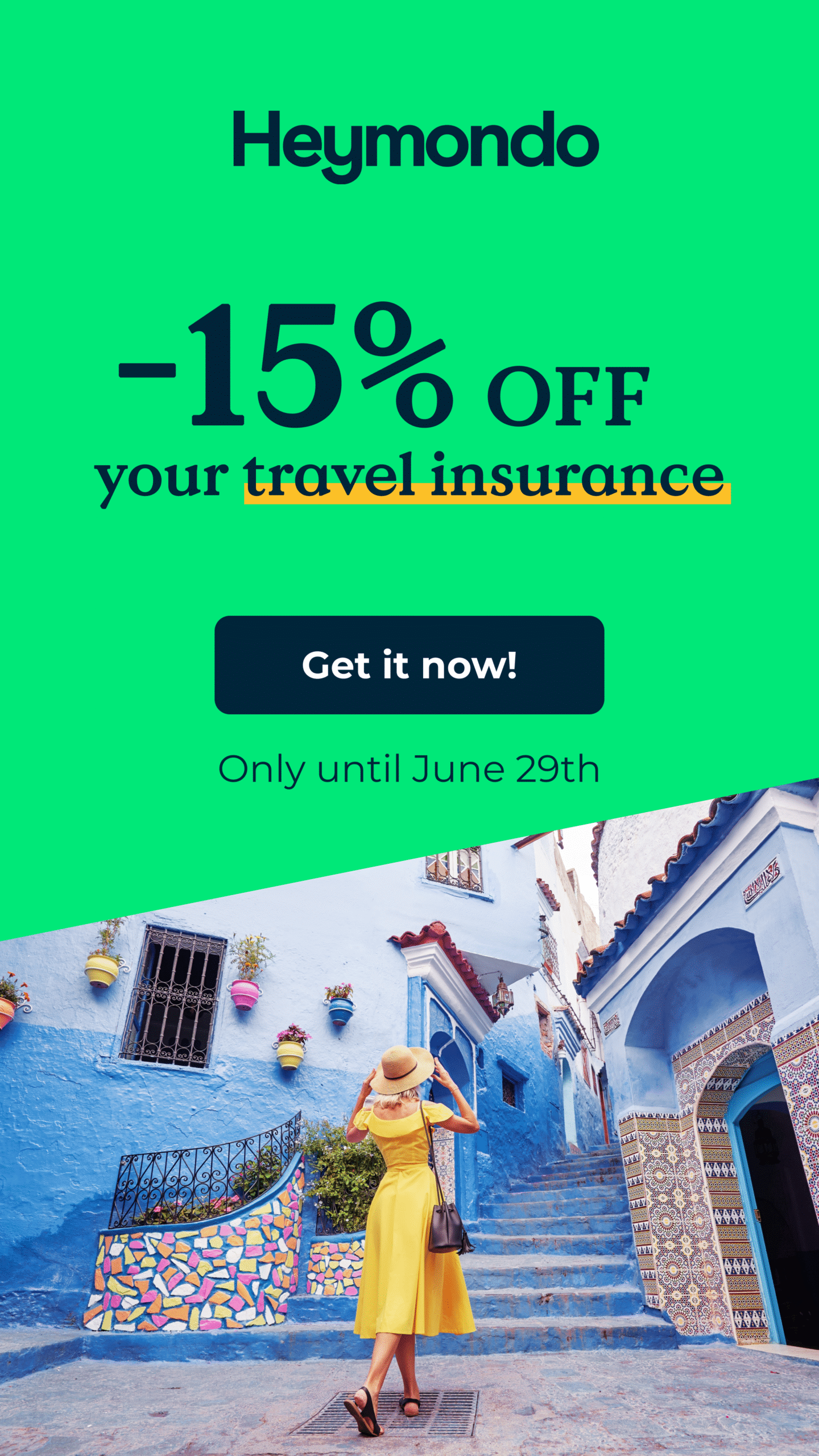 heymondo travel insurance discount