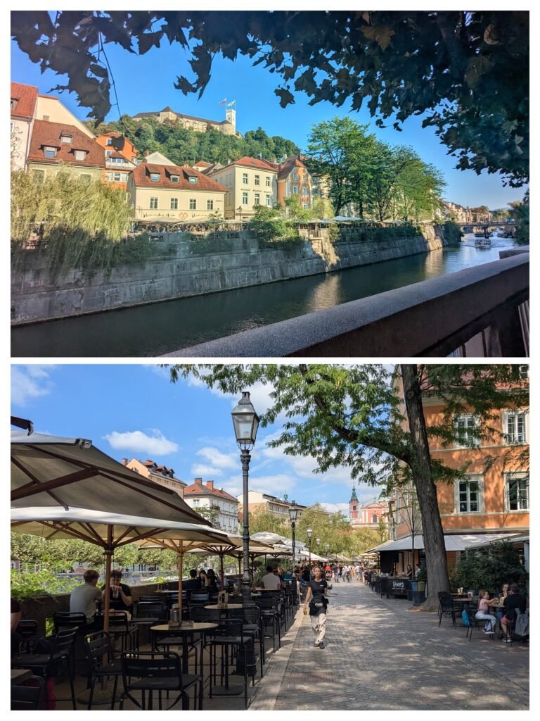 views from the banks of the ljubanica river