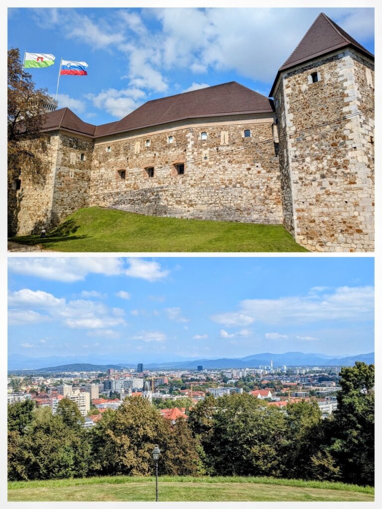 ljubljana castle and the views overlooking ljubljana