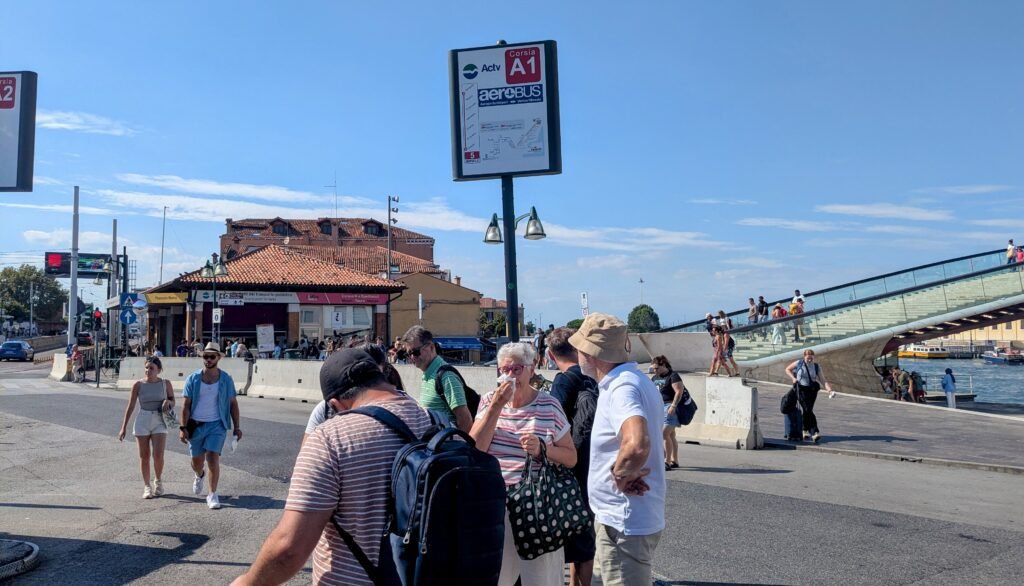 pizzale roma bus station in venice