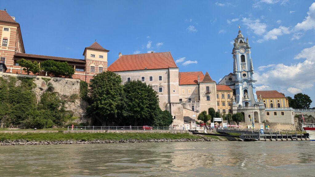 the blue church in durnstein wachau
