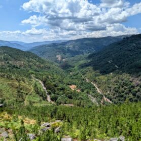 the view from Fafião lookout point in peneda-geres national park