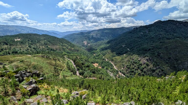 the view from Fafião lookout point in peneda-geres national park