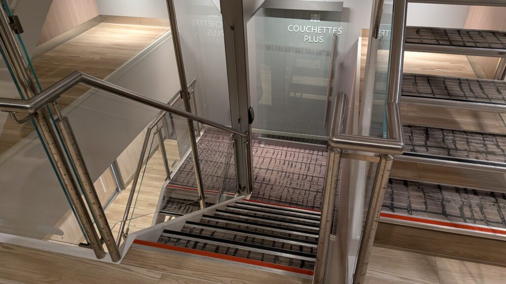 The narrow stairways - just use the lifts if you have plenty of bags