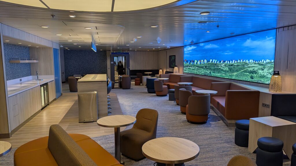 Couchette Plus lounge on the Guillaume de Normandie