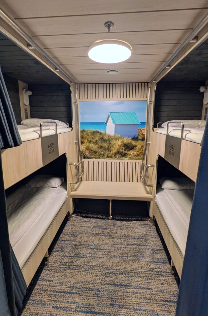 couchette plus four-bed cabin on the Guillaume de Normandie ferry